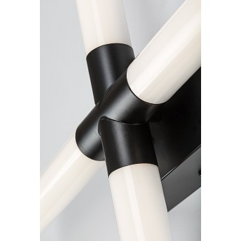 Aplica baie LED IP44 Tilora negru Rabalux 75046, 16W