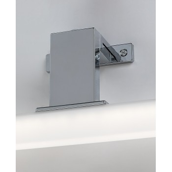 Aplica baie LED IP44 Oliro crom Rabalux 75047, 4W