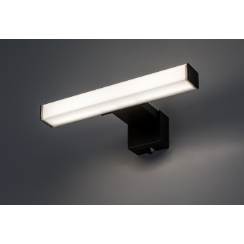 Aplica baie LED IP44 Oliro negru Rabalux 75050, 4W