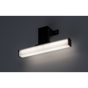 Aplica baie LED IP44 Oliro negru Rabalux 75050, 4W