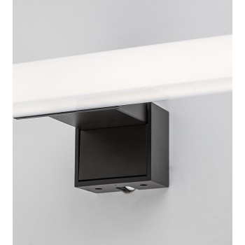Aplica baie LED IP44 Oliro negru Rabalux 75050, 4W