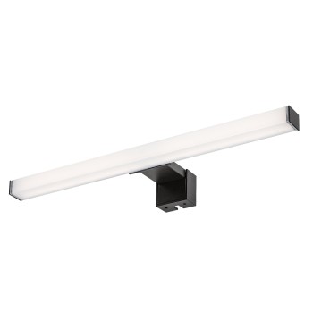 Aplica baie LED IP44 Oliro negru Rabalux 75051, 6W
