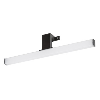 Aplica baie LED IP44 Oliro negru Rabalux 75051, 6W