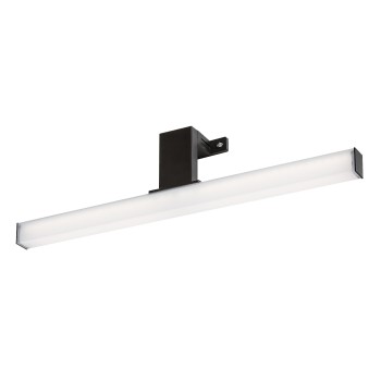 Aplica baie LED IP44 Oliro negru Rabalux 75051, 6W