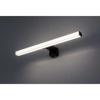 Aplica baie LED IP44 Oliro negru Rabalux 75051, 6W
