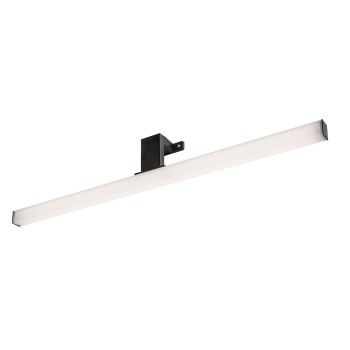 Aplica baie LED IP44 Oliro negru Rabalux 75052, 9W