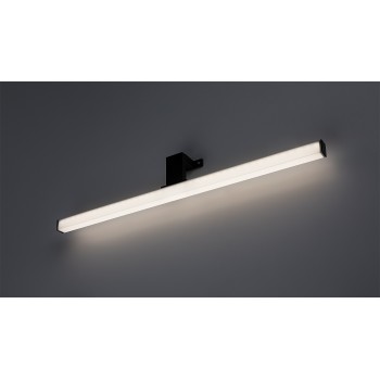 Aplica baie LED IP44 Oliro negru Rabalux 75052, 9W