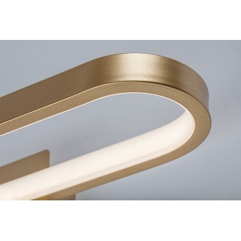 Aplica baie LED IP44 Odran auriu Rabalux 75055, 15W