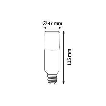 Aplica de perete LED Albina alb mat Rabalux 1448, 8W