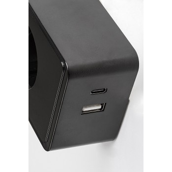 Aplica de perete LED Tivro negru Rabalux 71284, 4W