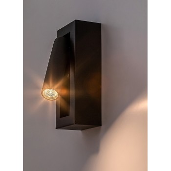 Aplica de perete LED Gello negru Rabalux 71285, 4W