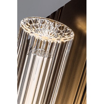 Aplica baie LED IP44 Rosaline negru/ auriu Rabalux 71407, 7W