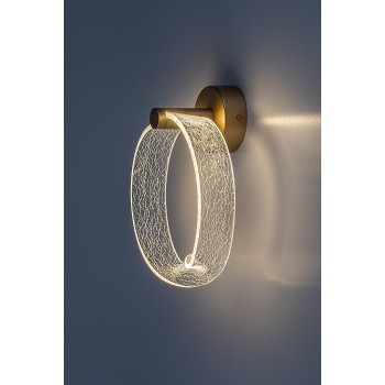 Aplica de perete LED Olyssia auriu Rabalux 71463, 6W