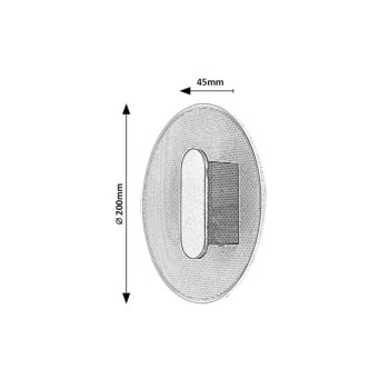Aplica de perete LED Norael negru mat Rabalux 71484, 6W