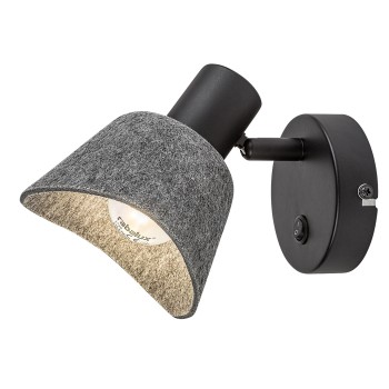 Aplica de perete Farelia negru Rabalux 73005, 1xE14