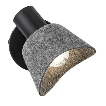 Aplica de perete Farelia negru Rabalux 73005, 1xE14