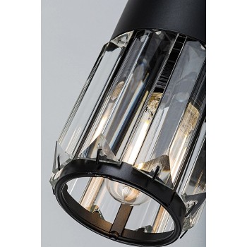 Aplica de perete Venaro negru Rabalux 73059, 1xE14
