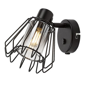 Aplica de perete Emerencia negru Rabalux 73067, 1xE14