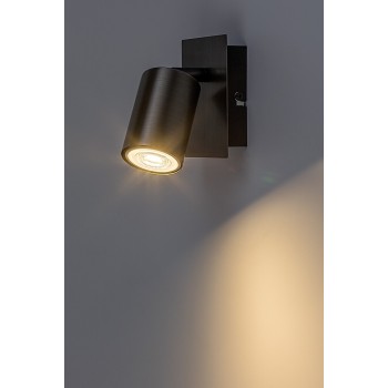 Aplica de perete Gerhard gri arma Rabalux 73071, 1xGU10