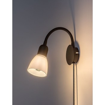 Aplica de perete Soma negru Rabalux 73090, 1xE14