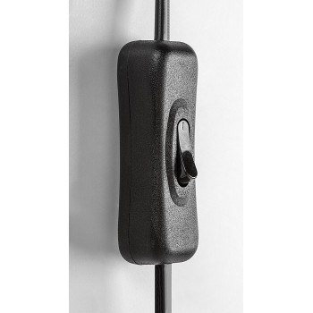 Aplica de perete Soma negru Rabalux 73090, 1xE14