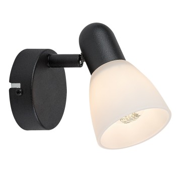 Aplica de perete Soma negru Rabalux 73091, 1xE14