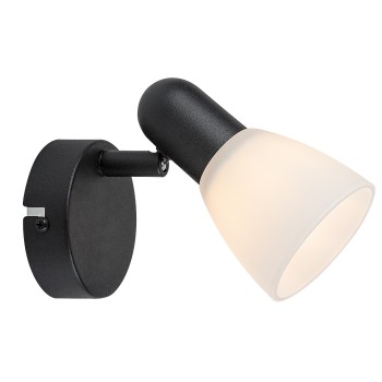 Aplica de perete Soma negru Rabalux 73091, 1xE14