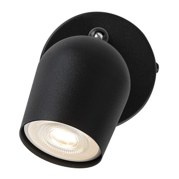 Aplica de perete Lianet negru mat Rabalux 73101, 1xGU10