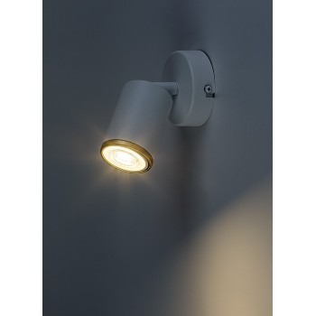Aplica de perete Nolie alb mat Rabalux 73104, 1xGU10