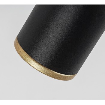 Aplica de perete Nolie negru mat Rabalux 73107, 1xGU10