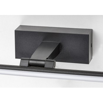 Aplica de perete LED Gaten negru Rabalux 78002, 12W
