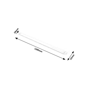 Aplica LED bucatarie IP65 Drop Light alb Rabalux 1455, 120 cm, 40W