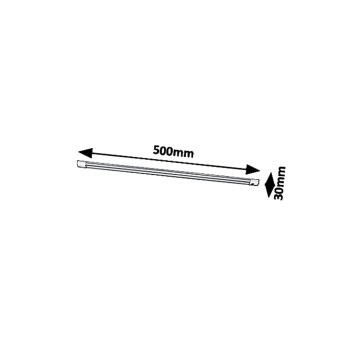 Aplica LED bucatarie cu senzor Hanson alb Rabalux 5674, 50 cm, 8W