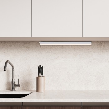 Aplica LED bucatarie Bareg alb Rabalux 78008, 59 cm, 8W