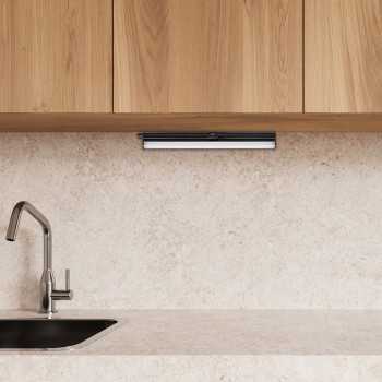 Aplica LED bucatarie Bareg negru Rabalux 78012, 31 cm, 4W