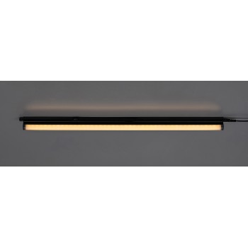 Aplica LED bucatarie Bareg negru Rabalux 78013, 59 cm, 8W