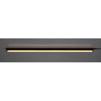 Aplica LED bucatarie Bareg negru Rabalux 78014, 89 cm, 12W