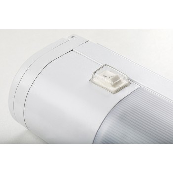 Aplica LED bucatarie IP65 Duddu alb Rabalux 78028, 87 cm, 20W