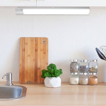 Aplica LED bucatarie IP65 Duddu alb Rabalux 78028, 87 cm, 20W