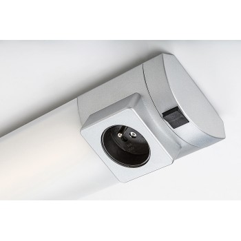 Aplica LED bucatarie Soft 2E argintiu Rabalux 78038, 45 cm, 5W