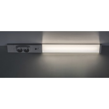 Aplica LED bucatarie Bilal E alb mat Rabalux 78042, 60 cm, 18W