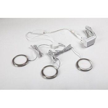 Aplica LED bucatarie Socavi argintiu Rabalux 78043, 0.7 cm, 3W
