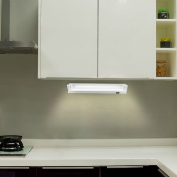 Aplica LED bucatarie Easylight2 argintiu Rabalux 78058, 35 cm, 5W