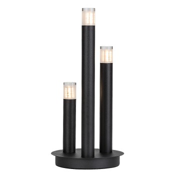 Veioza Ramira negru Rabalux 74365, 3xG9