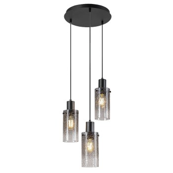 Pendul Fumea negru Rabalux 72038, 3xE27