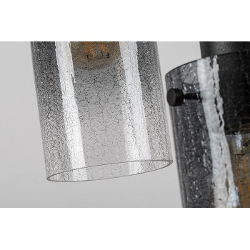 Pendul Fumea negru Rabalux 72038, 3xE27
