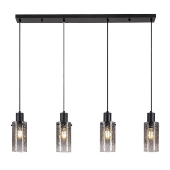 Pendul Fumea negru Rabalux 72039, 4xE27