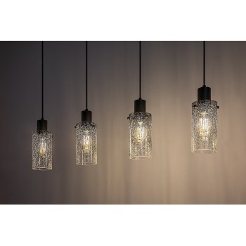 Pendul Fumea negru Rabalux 72039, 4xE27