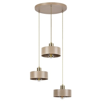 Pendul Tisandra gri-bej/ auriu Rabalux 72143, 3xE27