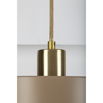 Pendul Tisandra gri-bej/ auriu Rabalux 72143, 3xE27
